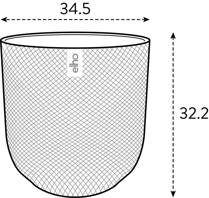 jazz round 35cm amber yellow